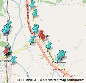 Mappa Via Donino Donini, 06010 Città di Castello PG, Italia (1.354)