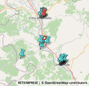 Mappa Via Donino Donini, 06010 Città di Castello PG, Italia (8.34526)
