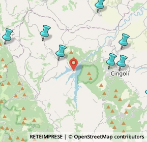 Mappa Località Castreccioni, 62011 Cingoli MC, Italia (6.58417)