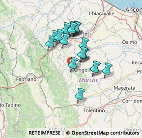 Mappa Località Castreccioni, 62011 Cingoli MC, Italia (11.3465)