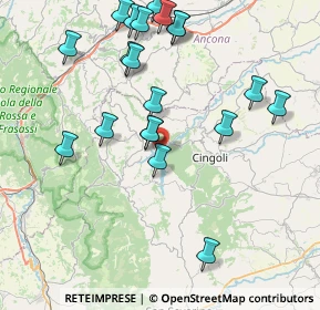 Mappa Località Castreccioni, 62011 Cingoli MC, Italia (8.962)