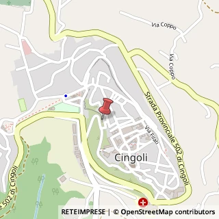 Mappa Via della Portella, 9, 62011 Cingoli, Macerata (Marche)