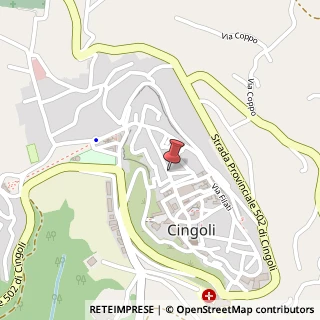 Mappa Corso garibaldi 3, 62011 Cingoli, Macerata (Marche)