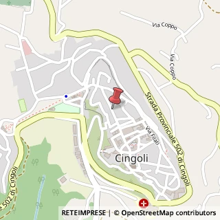 Mappa Corso Garibaldi Gia Via Farnesia, 50, 62011 Cingoli, Macerata (Marche)