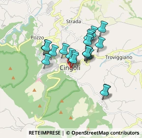 Mappa Viali della Carità, 62011 Cingoli MC, Italia (1.342)