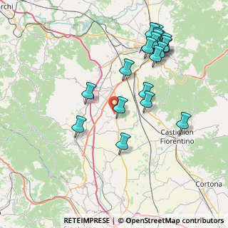 Mappa Strada Comunale di Perignano, 52048 Monte San Savino AR, Italia (8.887)