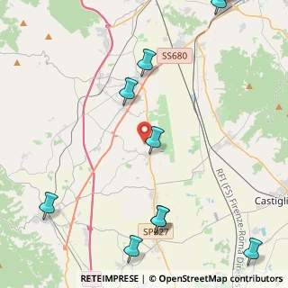 Mappa Strada Comunale di Perignano, 52048 Monte San Savino AR, Italia (6.58364)