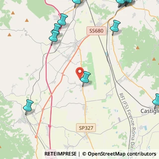 Mappa Strada Comunale di Perignano, 52048 Monte San Savino AR, Italia (7.33857)