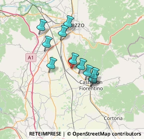 Mappa Località Rigutino Est, 52100 Arezzo AR, Italia (5.59364)
