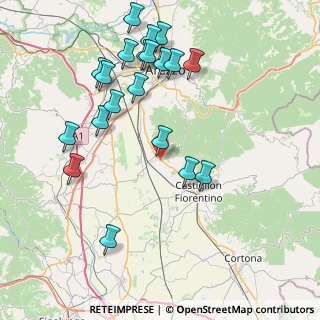 Mappa Località Rigutino Est, 52100 Arezzo AR, Italia (9.082)