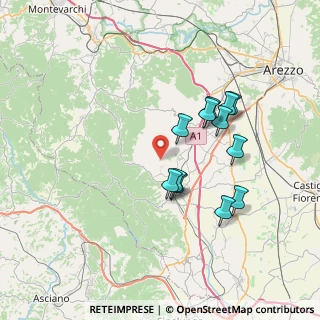 Mappa Via dei Lecci, 52041 Civitella in Val di Chiana AR, Italia (6.655)