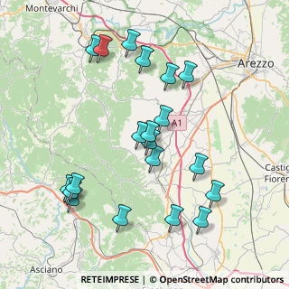 Mappa Via dei Lecci, 52041 Civitella in Val di Chiana AR, Italia (8.533)