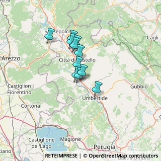 Mappa Cornetto, 06010 Città di Castello PG, Italia (9.65364)