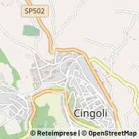Mapa Cingoli