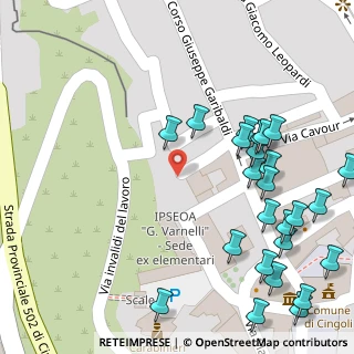 Mappa Via della Portella, 62011 Cingoli MC, Italia (0.088)