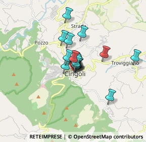 Mappa Via della Portella, 62011 Cingoli MC, Italia (0.8705)