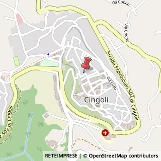 Mappa Corso Garibaldi Gia Via Farnesia, 39, 62011 Cingoli, Macerata (Marche)