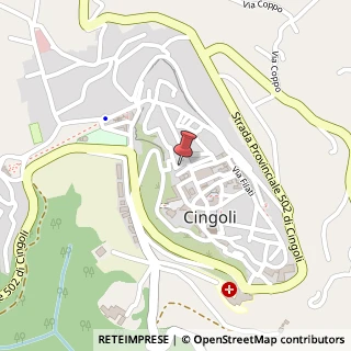 Mappa Corso Garibaldi, 29, 62011 Cingoli, Macerata (Marche)