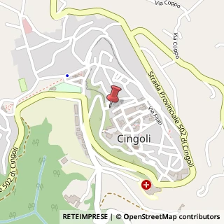 Mappa Corso Garibaldi Gia Via Farnesia, 37, 62011 Cingoli, Macerata (Marche)