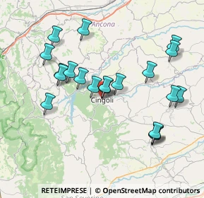 Mappa Via Giacomo Leopardi, 62011 Cingoli MC, Italia (7.7995)