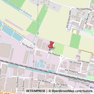 Mappa Via Platone, 20, 42048 Rubiera, Reggio nell'Emilia (Emilia Romagna)