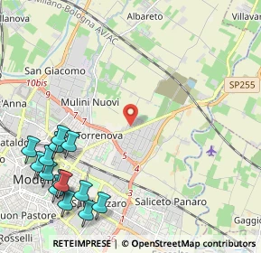 Mappa Via Uruguay, 41122 Modena MO, Italia (3.02214)
