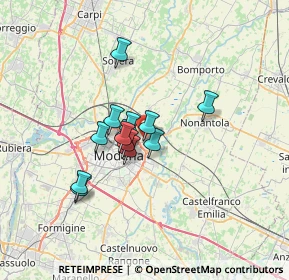 Mappa Via Uruguay, 41122 Modena MO, Italia (4.77308)