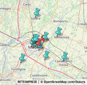 Mappa Via Uruguay, 41122 Modena MO, Italia (5.28154)