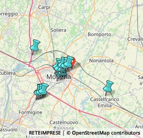 Mappa Via Uruguay, 41122 Modena MO, Italia (5.90786)