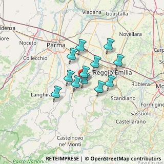 Mappa Bibbiano - Chiesa, 42021 Bibbiano RE, Italia (9.02083)