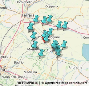 Mappa Via Trebbo, 44011 Argenta FE, Italia (10.346)
