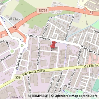 Mappa Via Emilio Salgari, 23, 41123 Modena, Modena (Emilia Romagna)