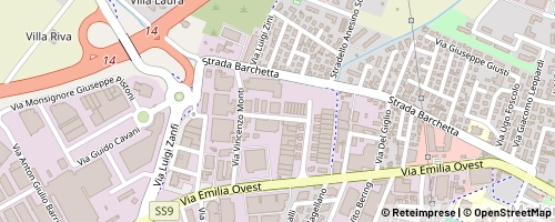 Mappa Módena