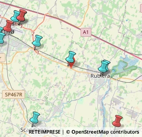 Mappa Reggio Nell'emilia, 42122 Bagno RE, Italia (6.96563)