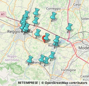 Mappa Reggio Nell'emilia, 42122 Bagno RE, Italia (7.492)
