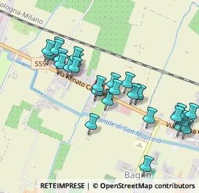 Mappa Reggio Nell'emilia, 42122 Bagno RE, Italia (0.4963)