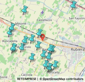 Mappa Reggio Nell'emilia, 42122 Bagno RE, Italia (2.3135)