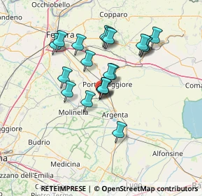 Mappa Via Enrico Mattei, 44011 Argenta FE, Italia (12.068)