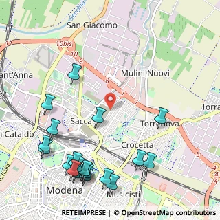 Mappa Via del Mercato, 41122 Modena MO, Italia (1.42)