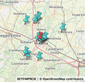 Mappa Via del Mercato, 41122 Modena MO, Italia (10.27357)