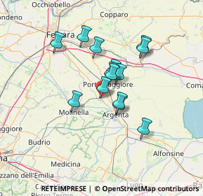 Mappa Via Rosa Bardelli, 44011 Portomaggiore FE, Italia (10.49)