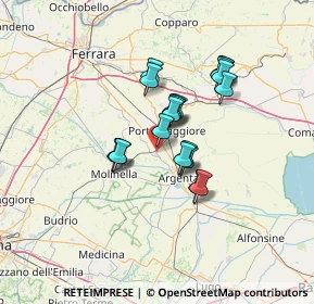 Mappa Via Rosa Bardelli, 44011 Portomaggiore FE, Italia (10.1315)
