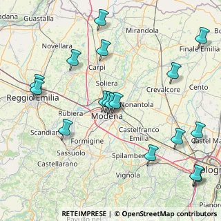 Mappa Via Pio Donati, 41122 Modena MO, Italia (19.48059)