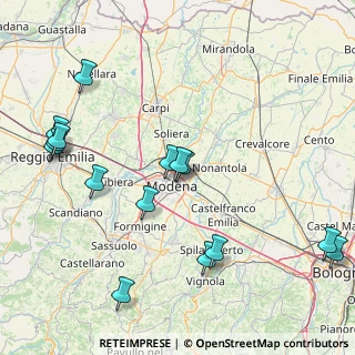 Mappa Via Pio Donati, 41122 Modena MO, Italia (19.688)