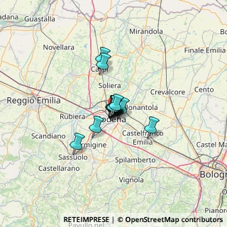 Mappa Via Pio Donati, 41122 Modena MO, Italia (6.07571)