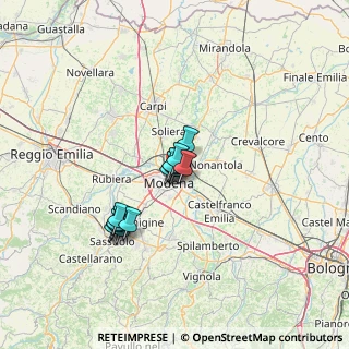 Mappa Via Pio Donati, 41122 Modena MO, Italia (9.52308)