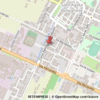 Mappa Corso A. Pietrobuoni, 20, 40019 Sant'Agata Bolognese, Bologna (Emilia Romagna)
