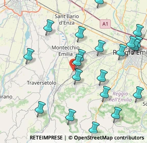 Mappa SP 22, 42021 Bibbiano RE, Italia (9.9045)