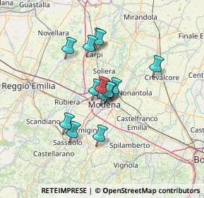 Mappa Via Tirasegno, 41122 Modena MO, Italia (9.86571)