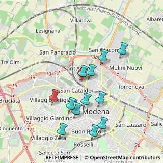 Mappa Via Tirasegno, 41122 Modena MO, Italia (1.89154)